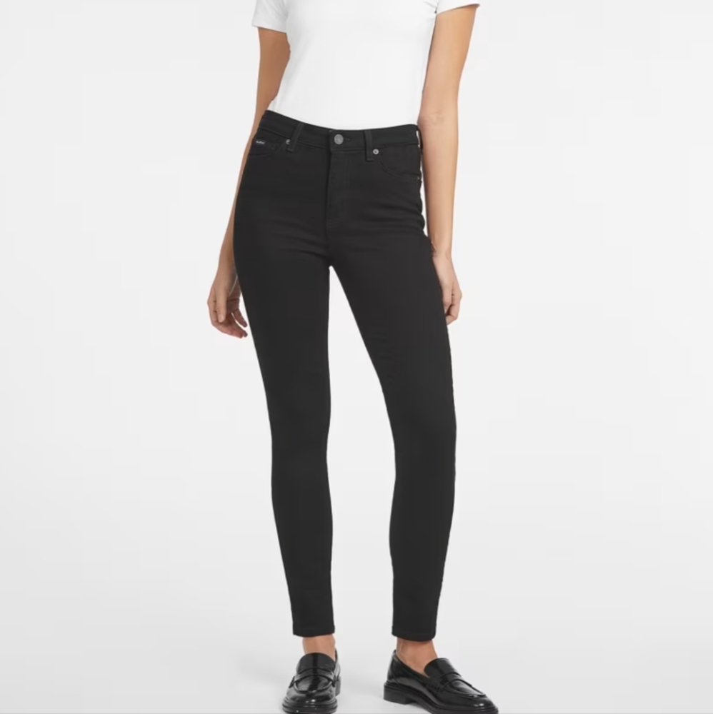 PISTOLA Women's Black Night Out Aline High Rise Skinny Jeans 27
